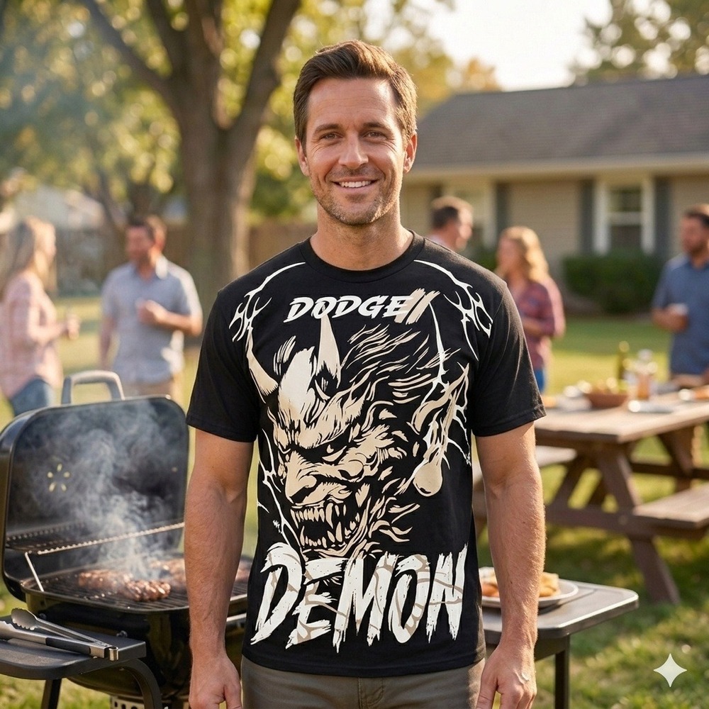 Dodge Demon Graphic T-Shirt Mens XL Limited Edition Reason Collaboration **NEW**